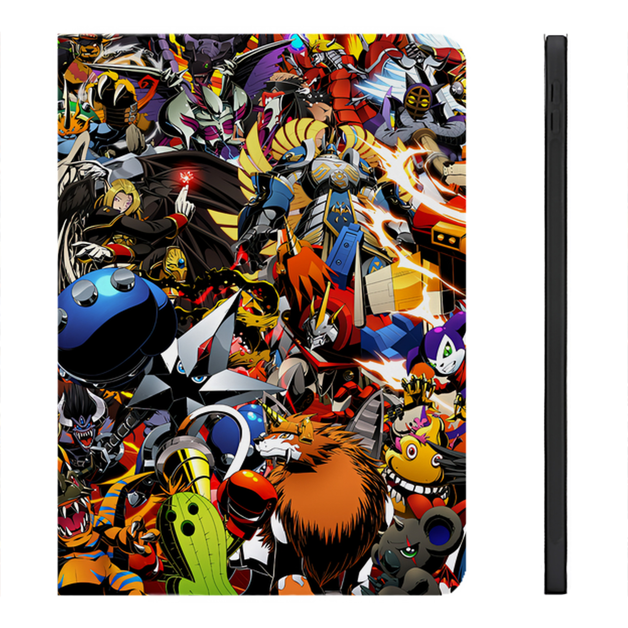 （画像用） Digimon デジタルモンスター/デジモン IPadケース ペンホルダー付き ブックスタイルデザイン